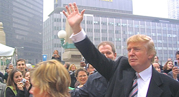 Trump collects US$110,000 pension