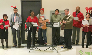 Metrolinx staff come together through holiday carolling program at Union Station