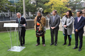 Manulife joins Indigenous reconciliation efforts with ceremonial garden in Toronto