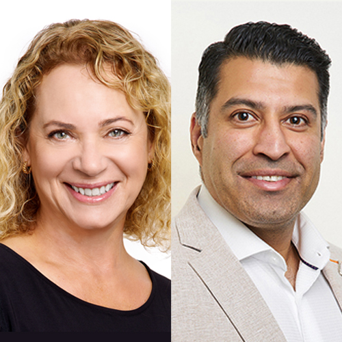 Liz Bailey-Connor and Kabir Bhagaria